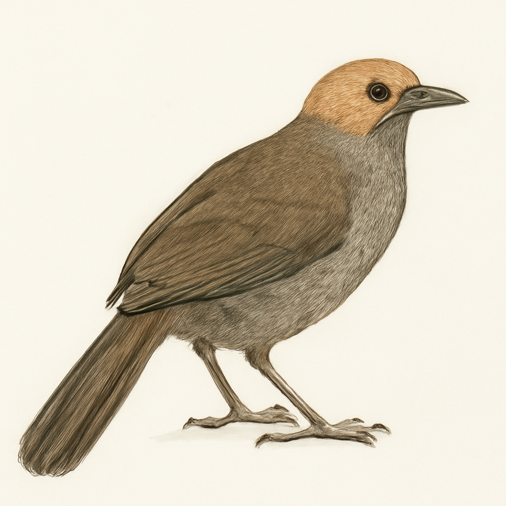 Illustration de Timalie chauve