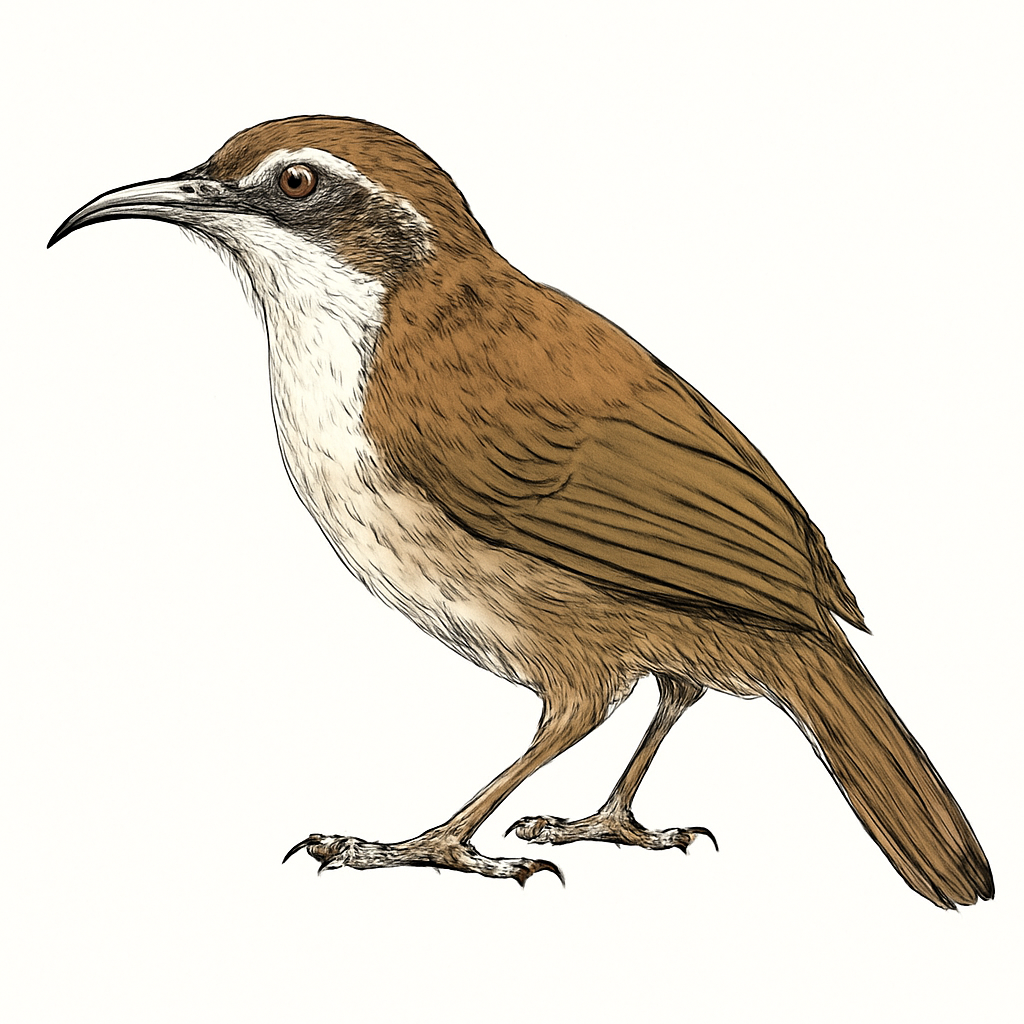 Illustration de Pomatorhin de Bornéo