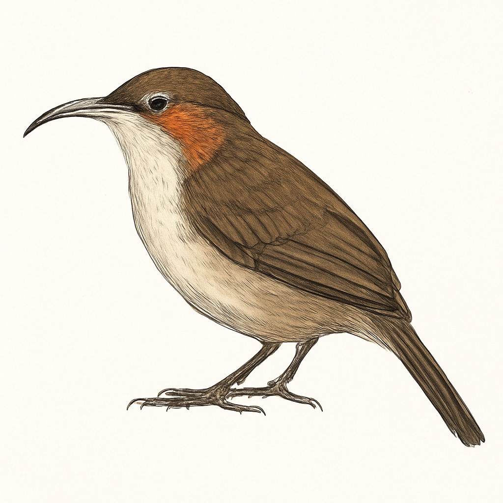 Illustration von Rotwangensäbler
