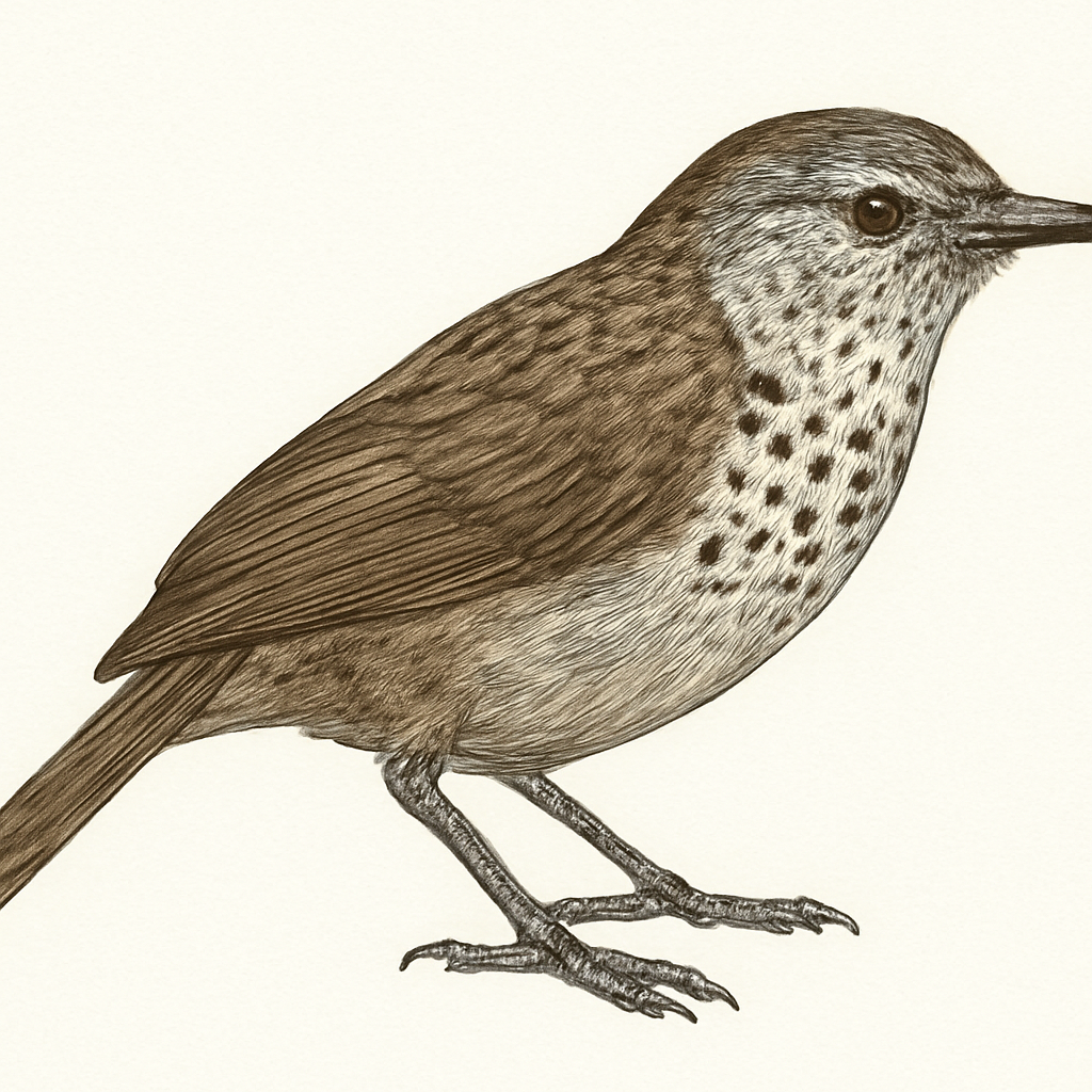 Illustrazione di Spot-necked Babbler