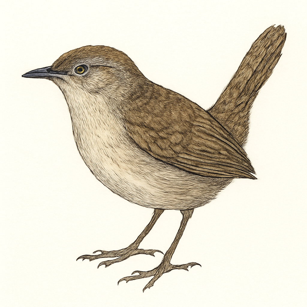 Illustrazione di Large Wren-Babbler