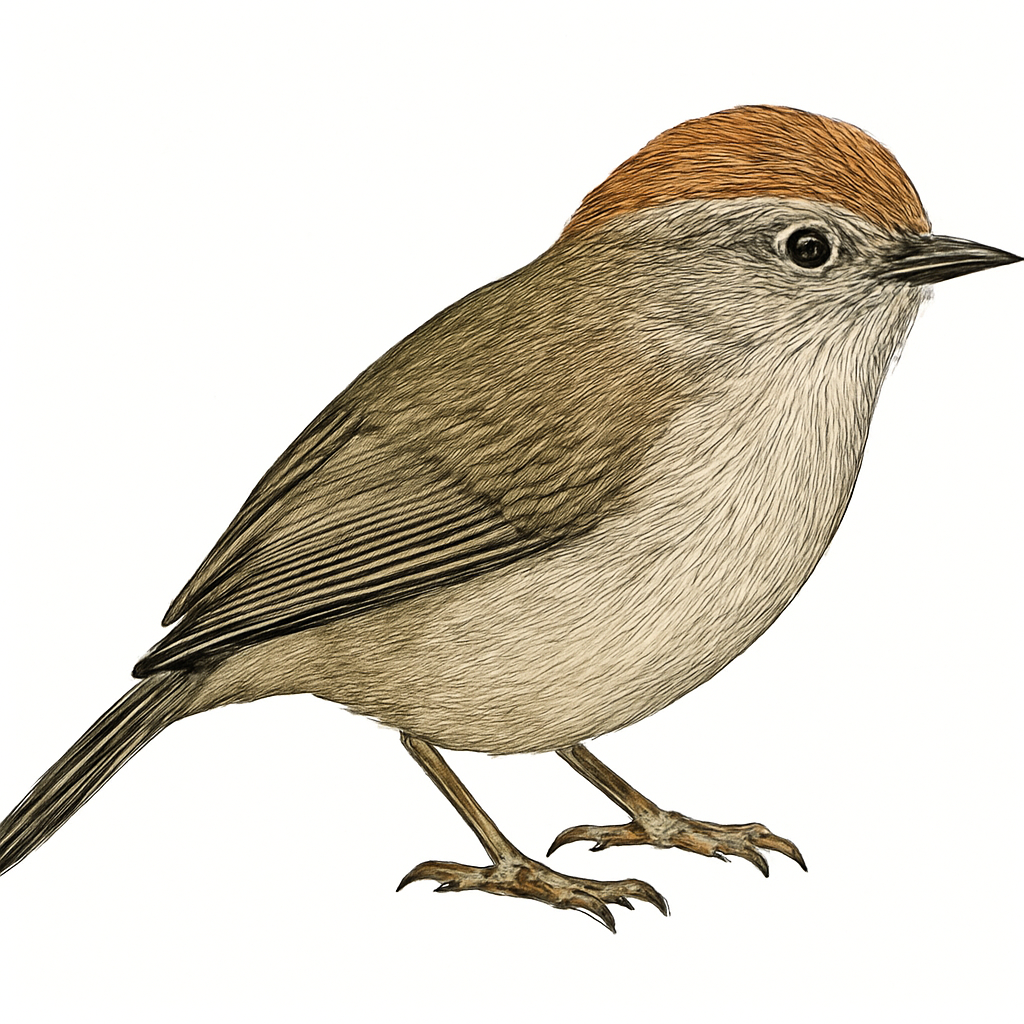 Illustrazione di Rusty-capped Fulvetta