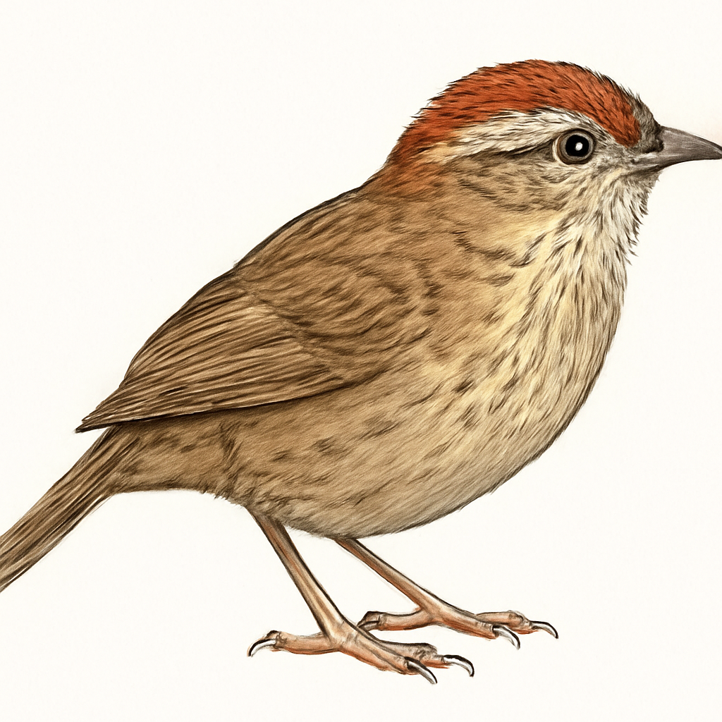 Ilustración de Tordina Pechiestriada