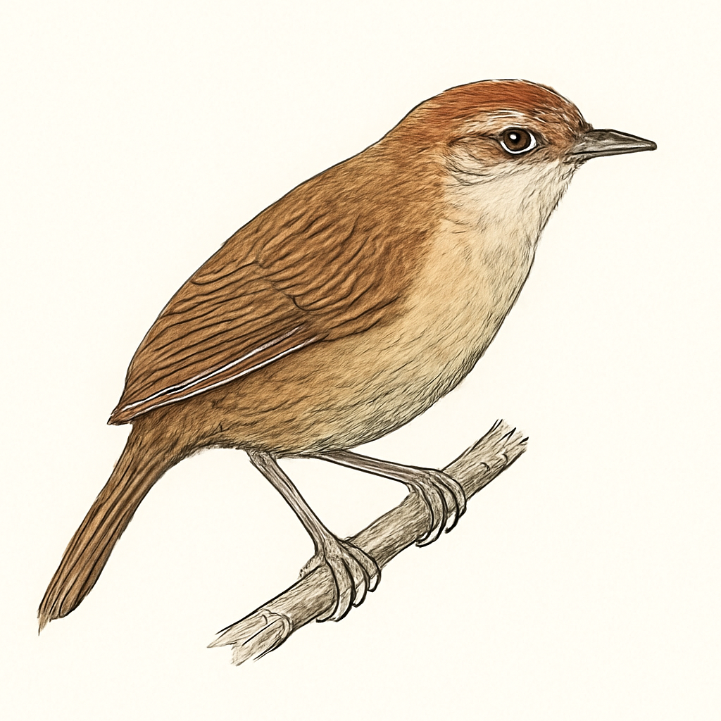 Abbott's Babbler illustration