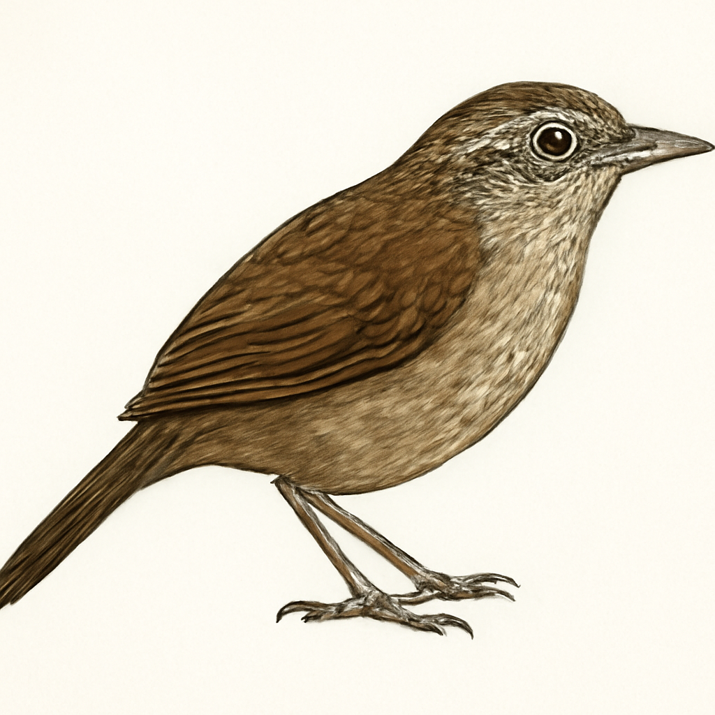 Illustration de Akalat de Horsfield