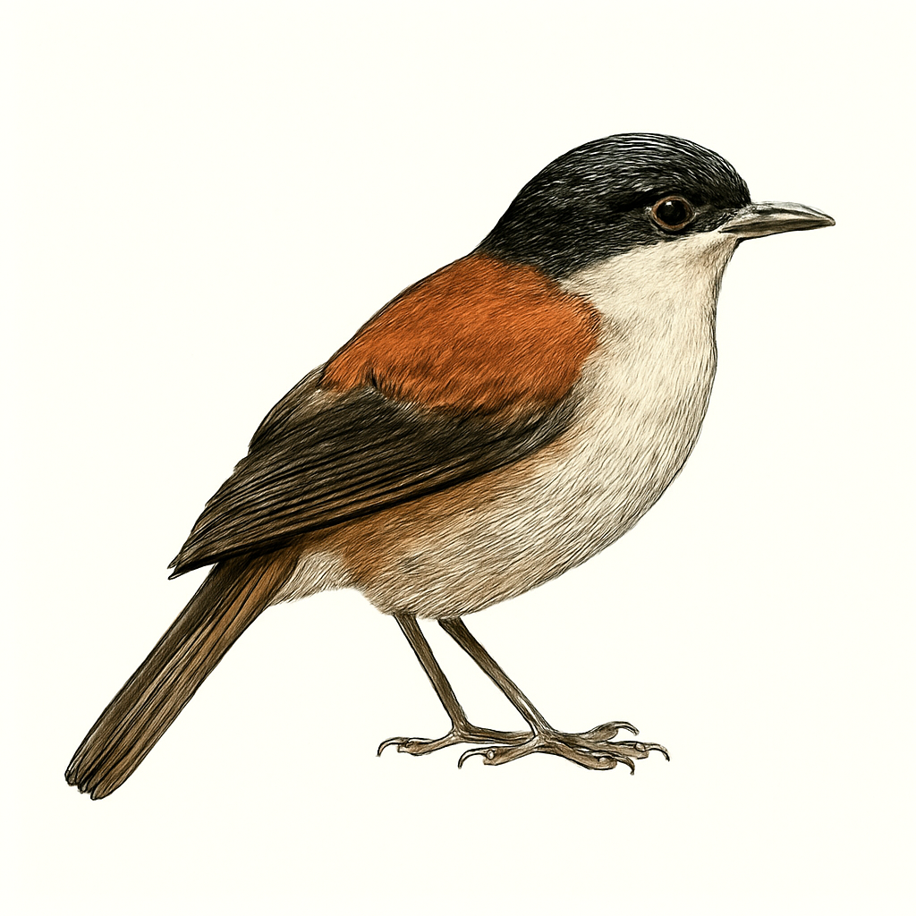 Rufous-backed Sibia illustration