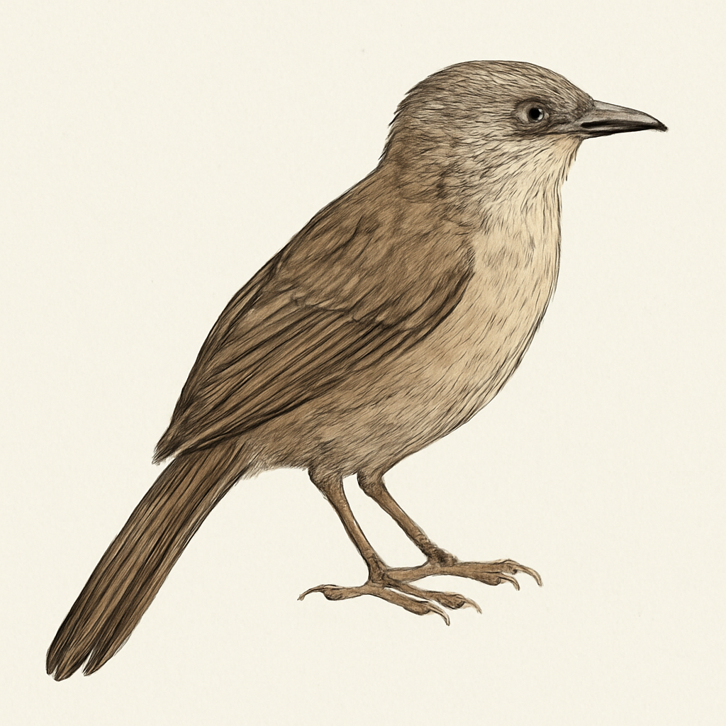 Illustrazione di Arabian Babbler