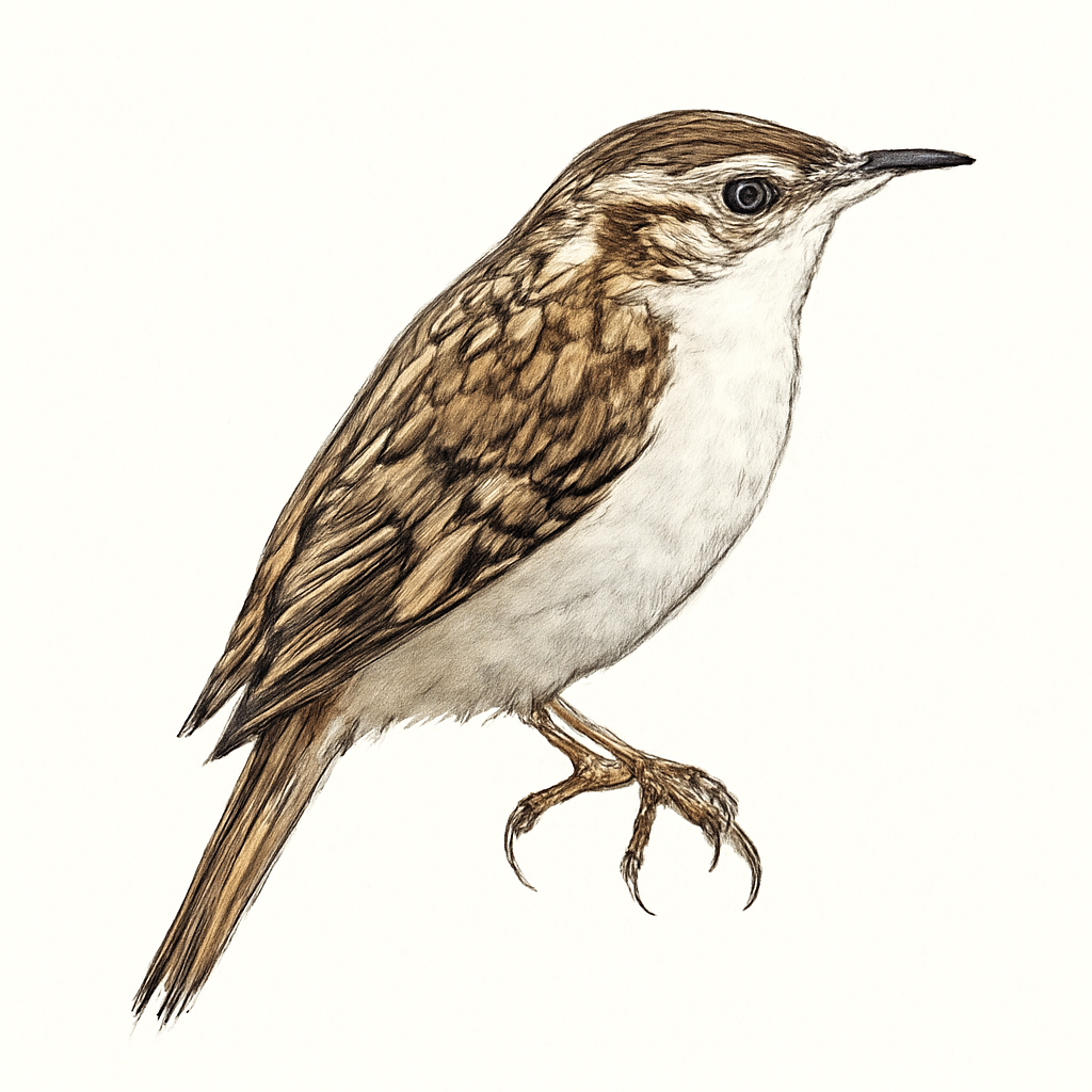 Eurasian Treecreeper illustration