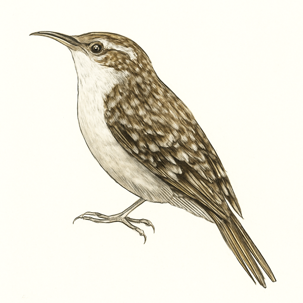 Brown Creeper illustration