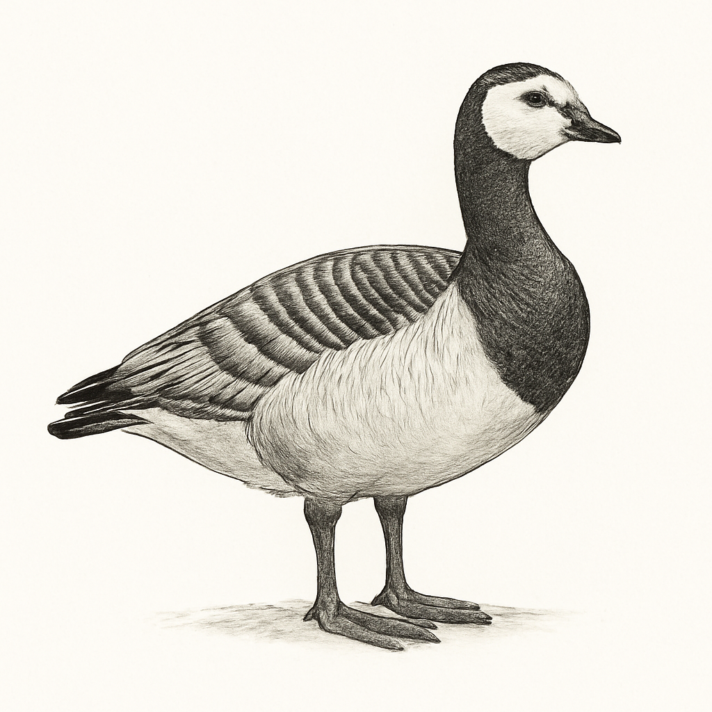 Barnacle Goose illustration