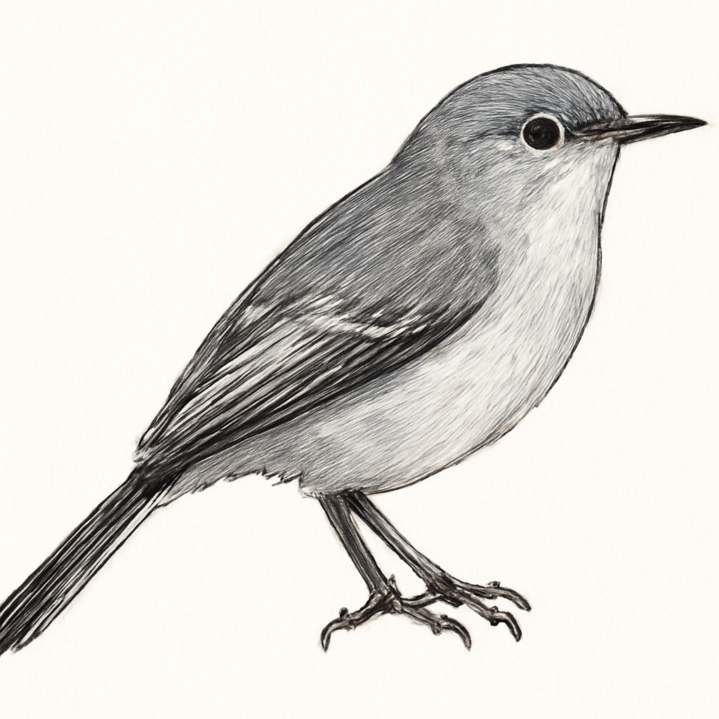 Illustration de Gobemoucheron à face blanche