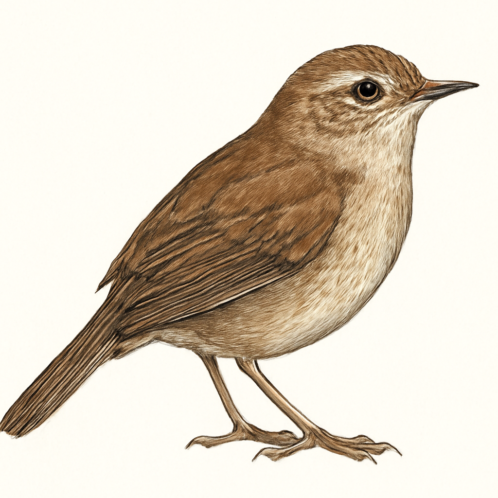 Illustrazione di Nightingale Wren