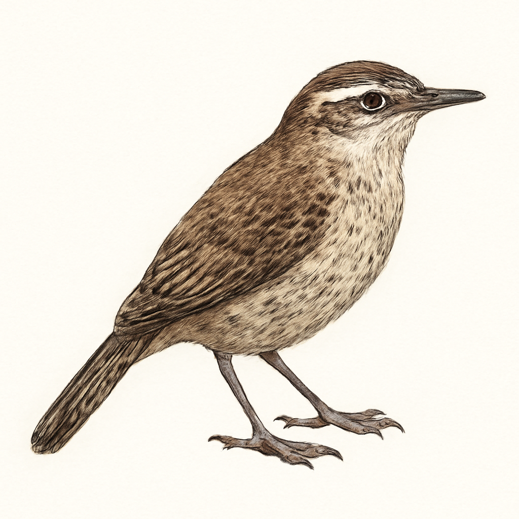 Illustrazione di Thrush-like Wren