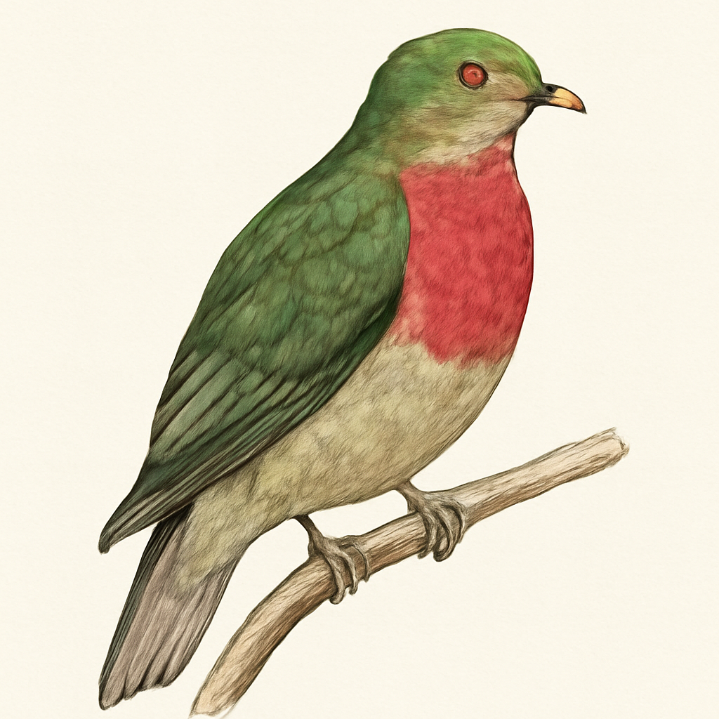 Illustrazione di Claret-breasted Fruit-Dove