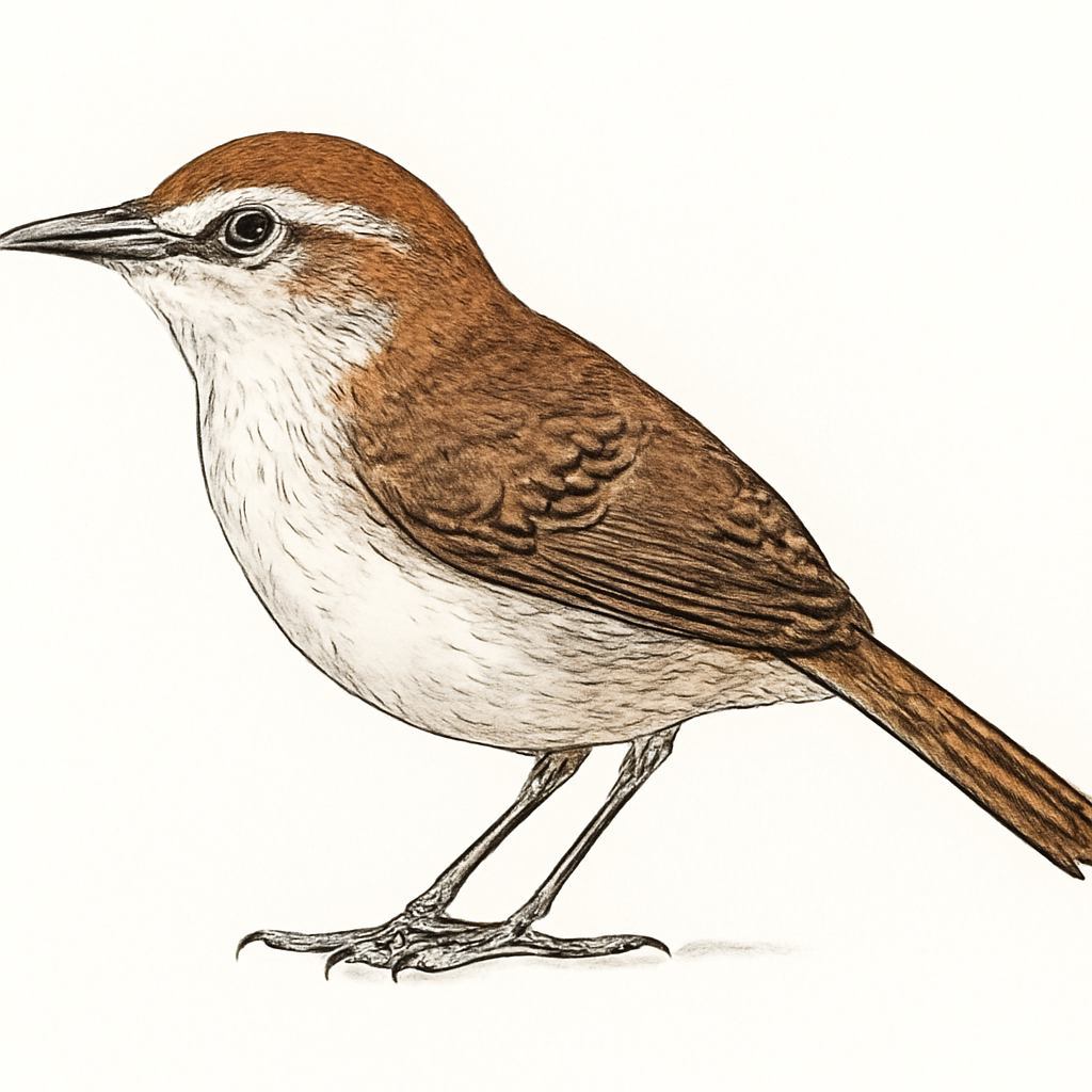 Illustrazione di Rufous-and-white Wren