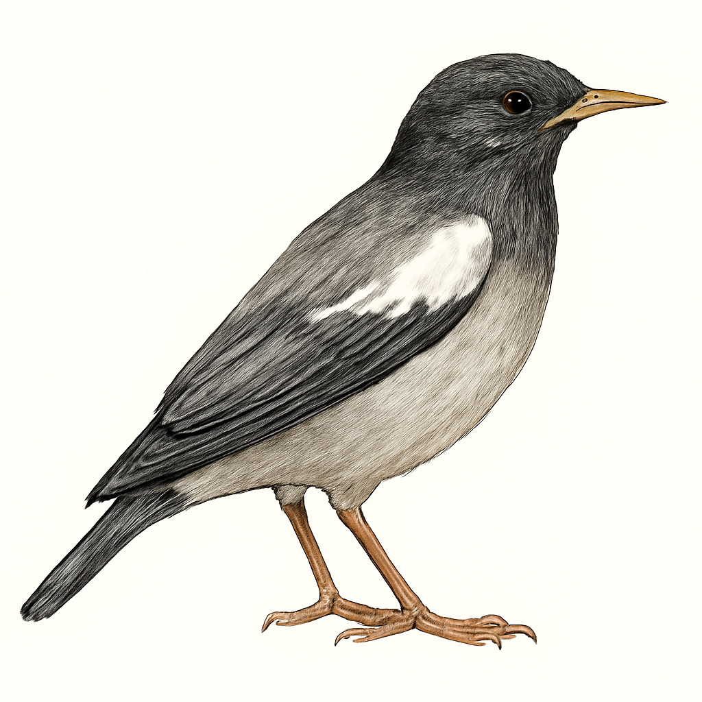 Illustration de Étourneau mandarin