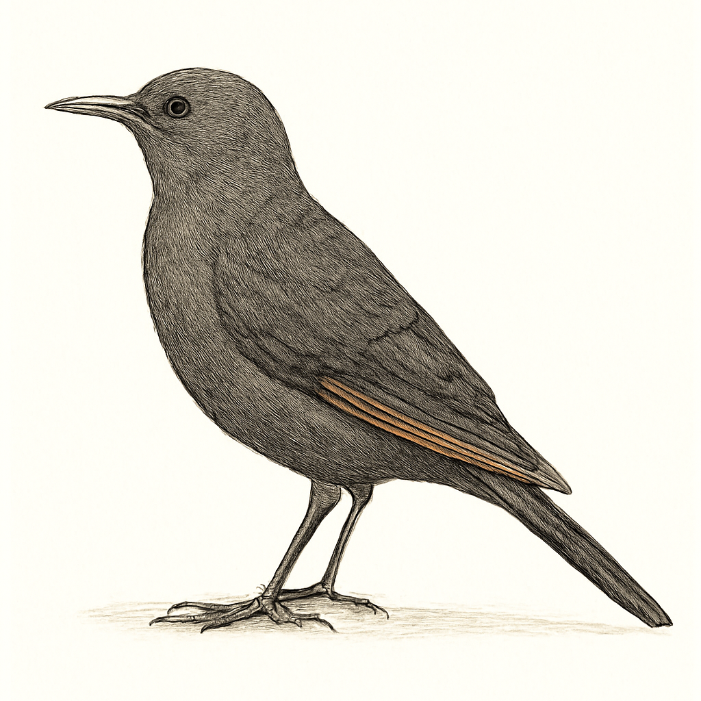 Ilustración de Estornino Picofino