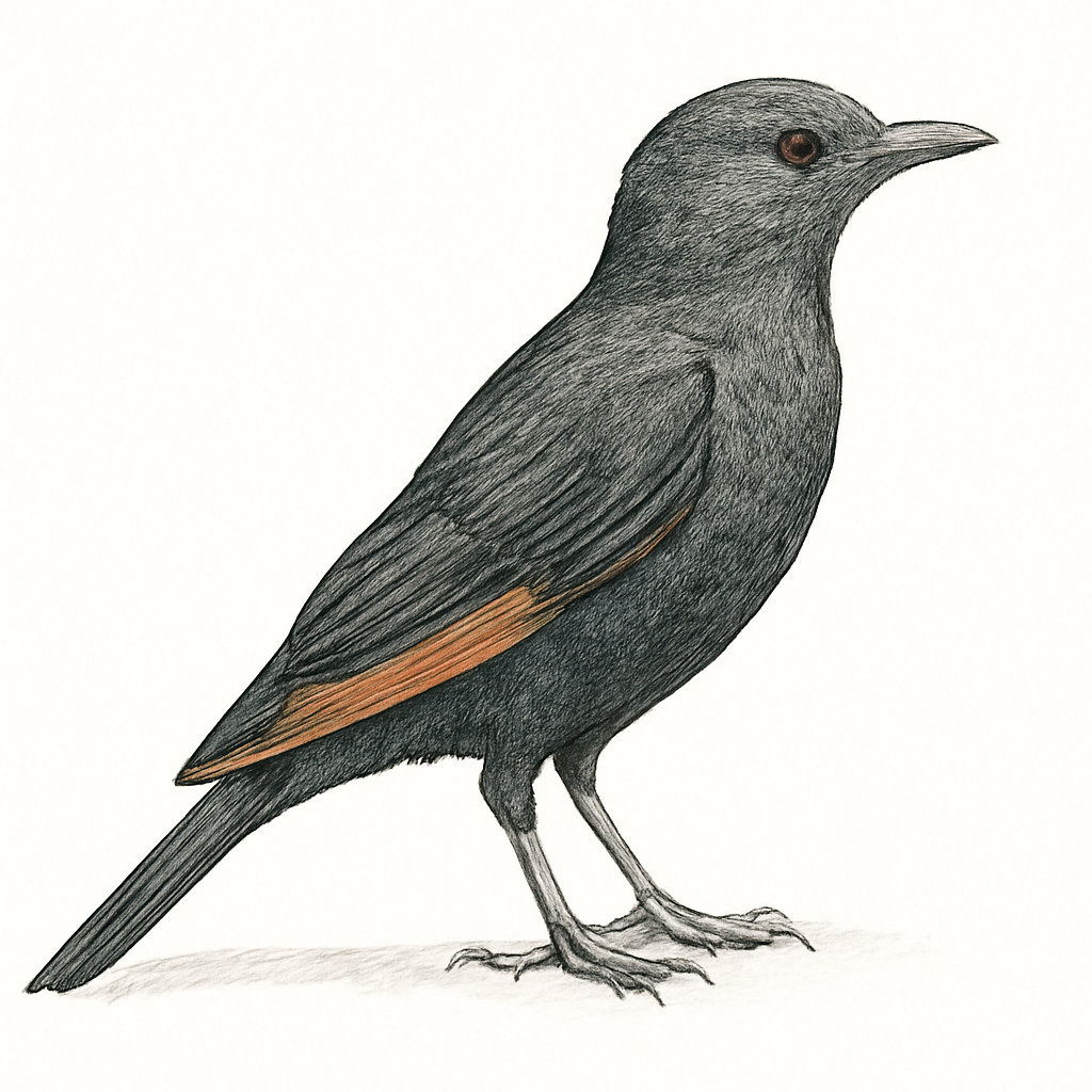 Somali Starling illustration