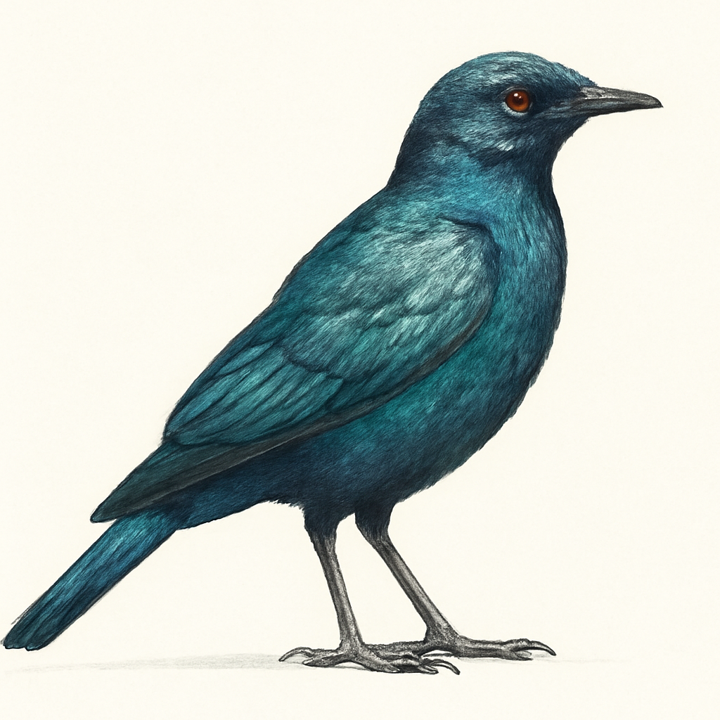 Cape Starling illustration