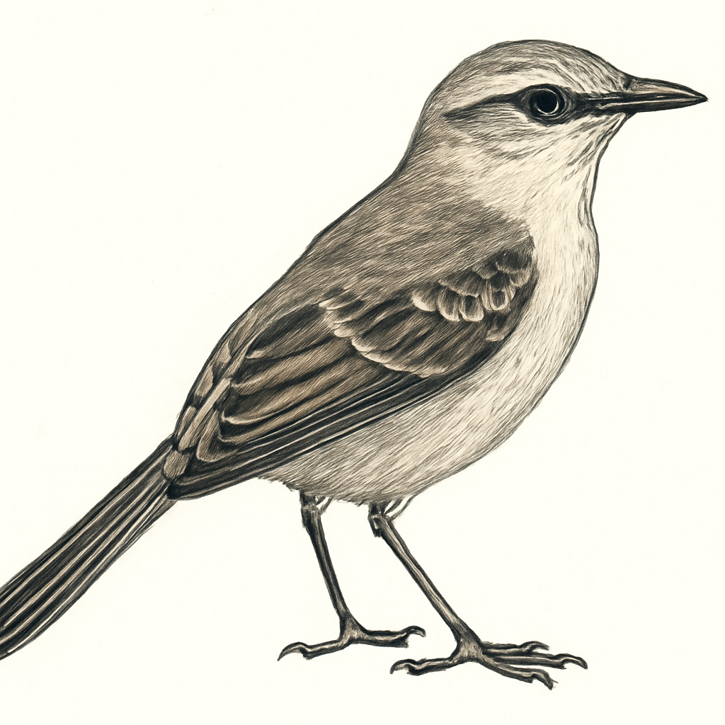 Illustrazione di Bahama Mockingbird