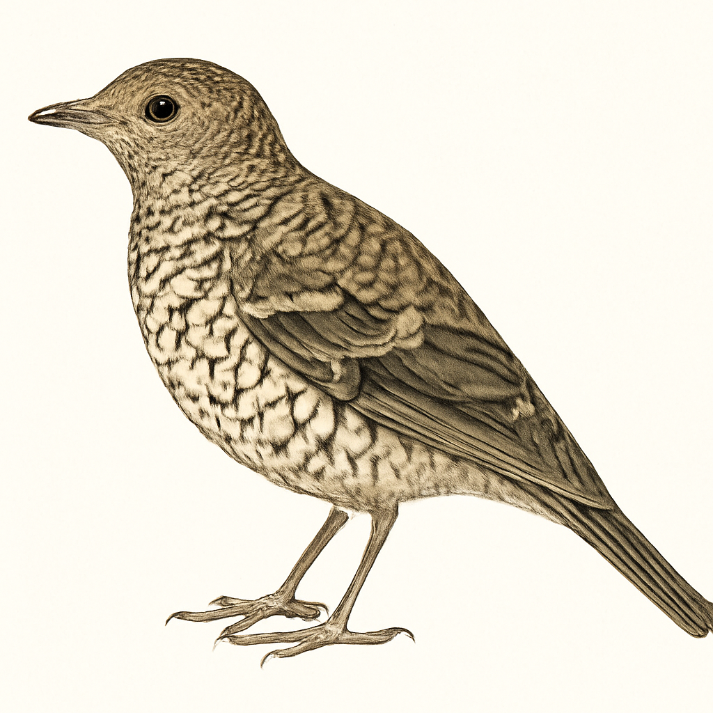 Illustration de Grive dama