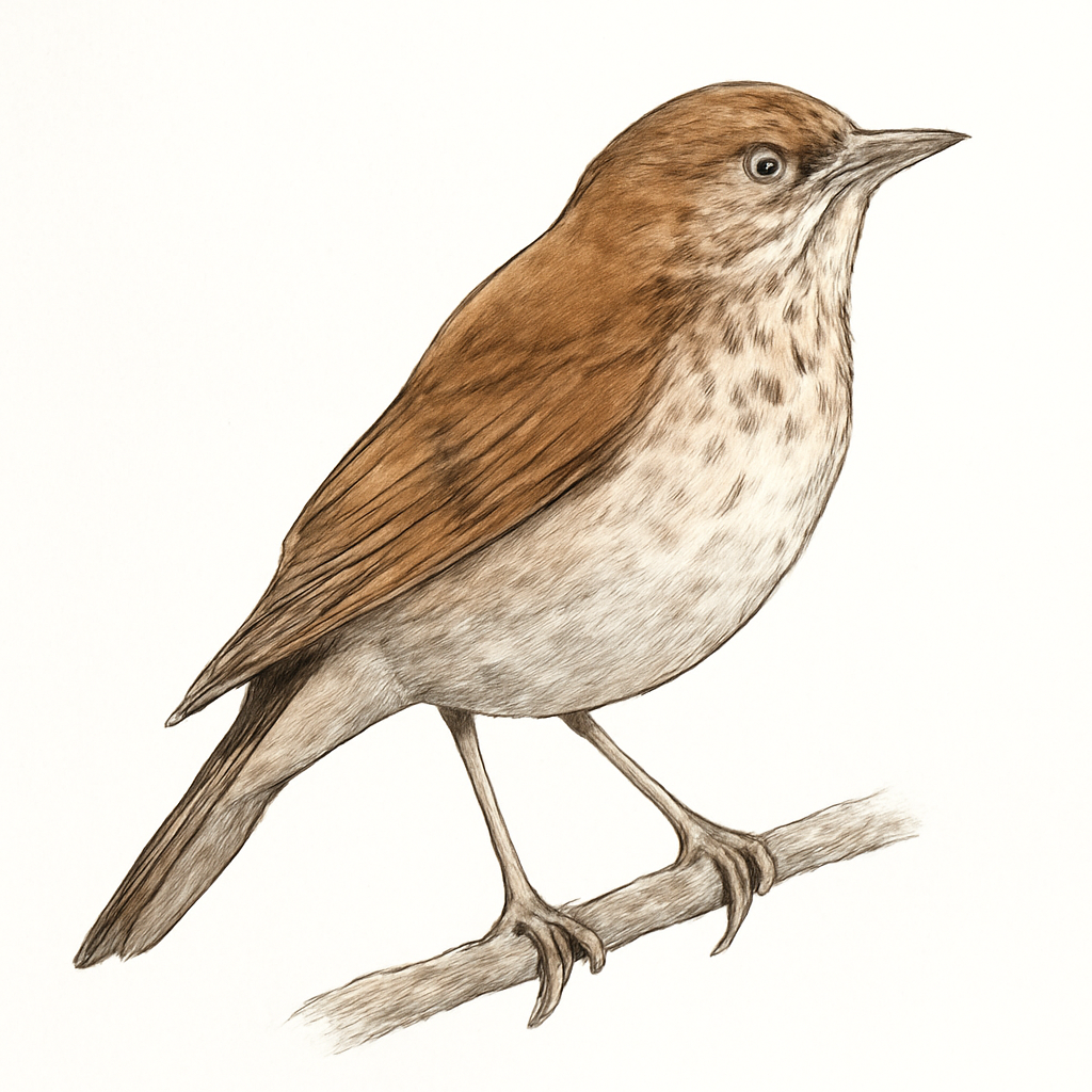 Veery illustration