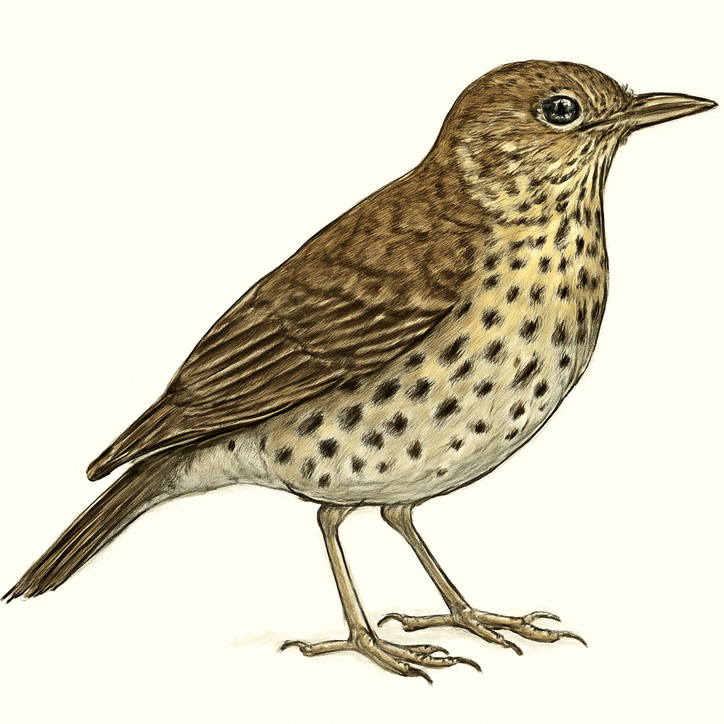 Illustration von Nataldrossel