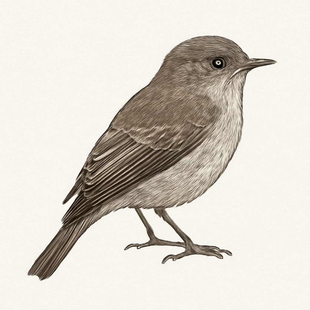 Illustrazione di African Dusky Flycatcher