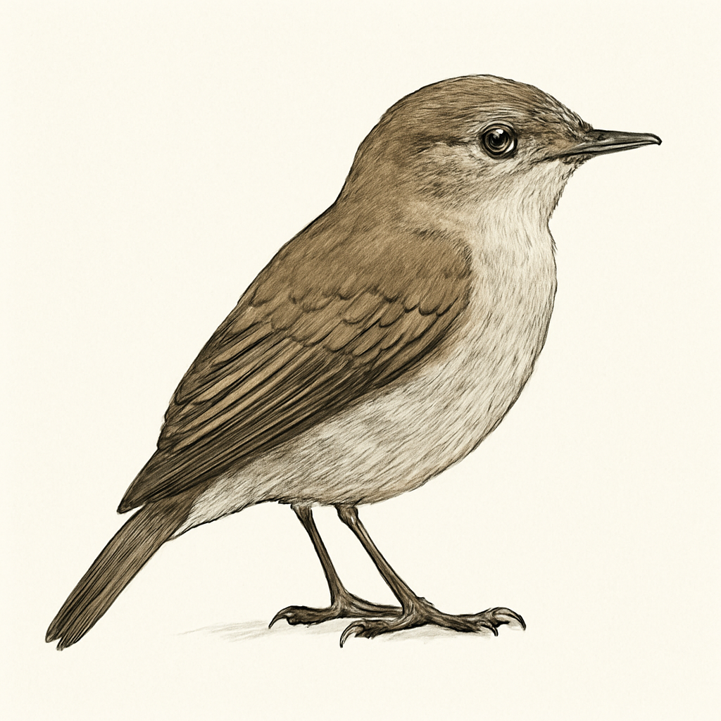 Illustration von Gambagaschnäpper