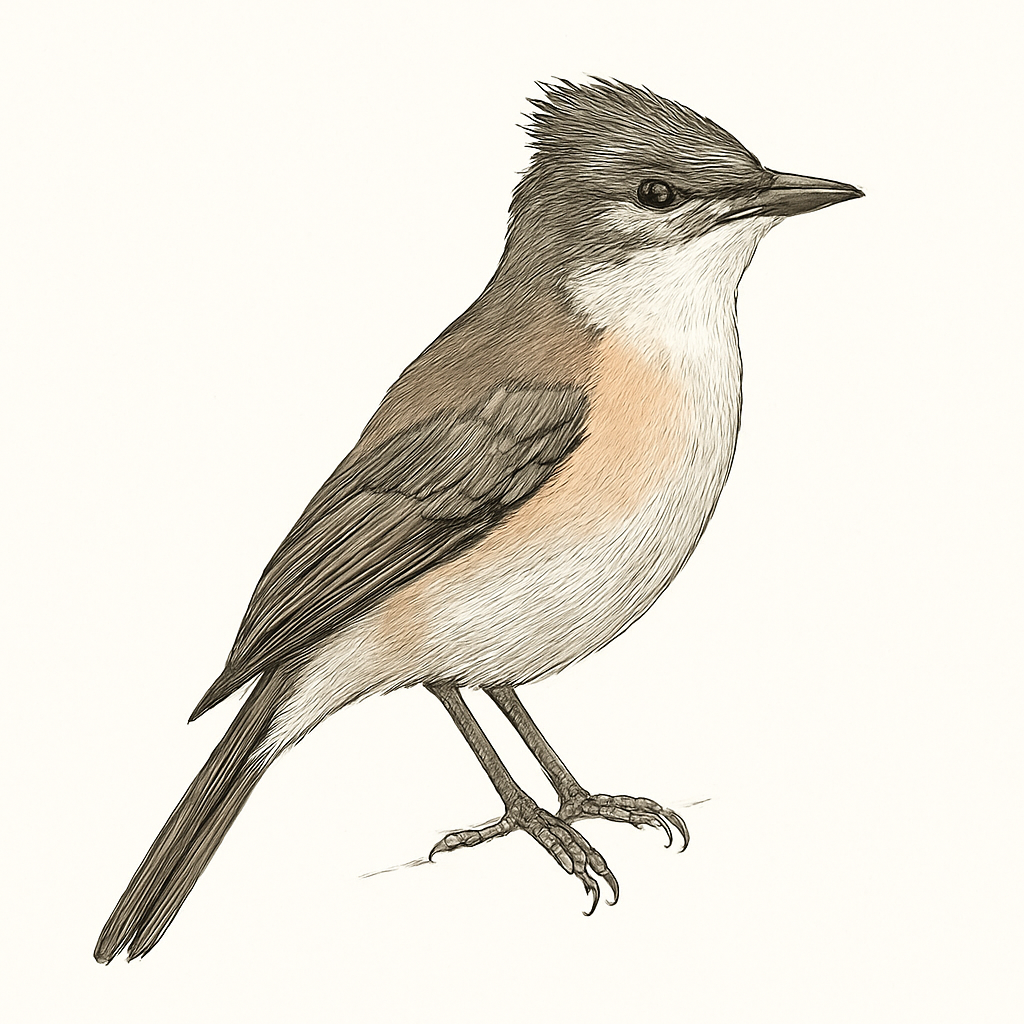 Marico Flycatcher illustration