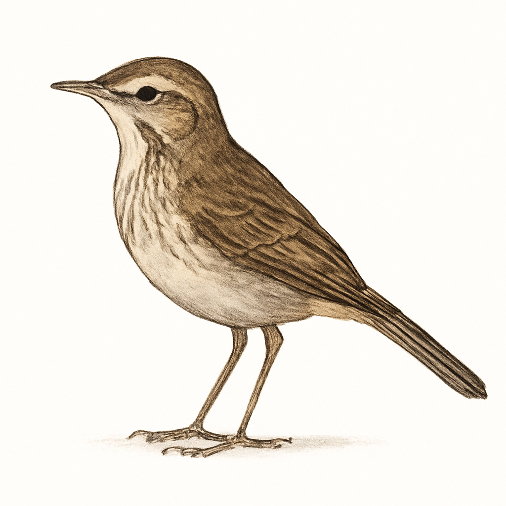 Illustrazione di Bearded Scrub-Robin