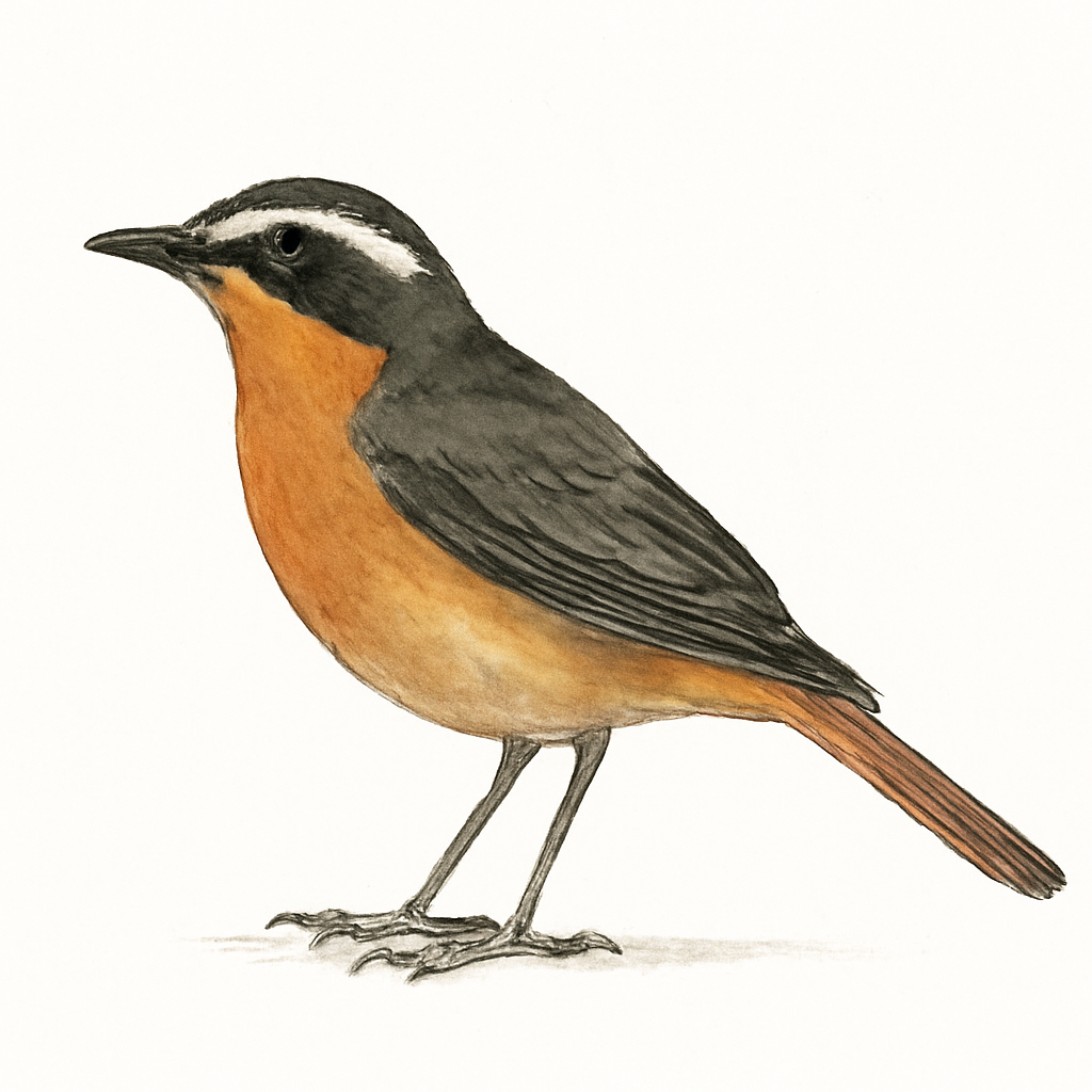Illustration de Cossyphe de Heuglin