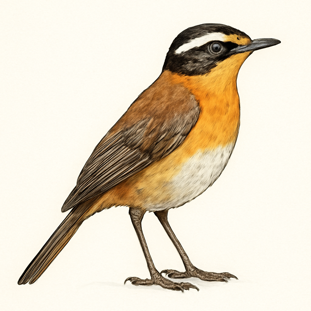 Chorister Robin-Chat illustration