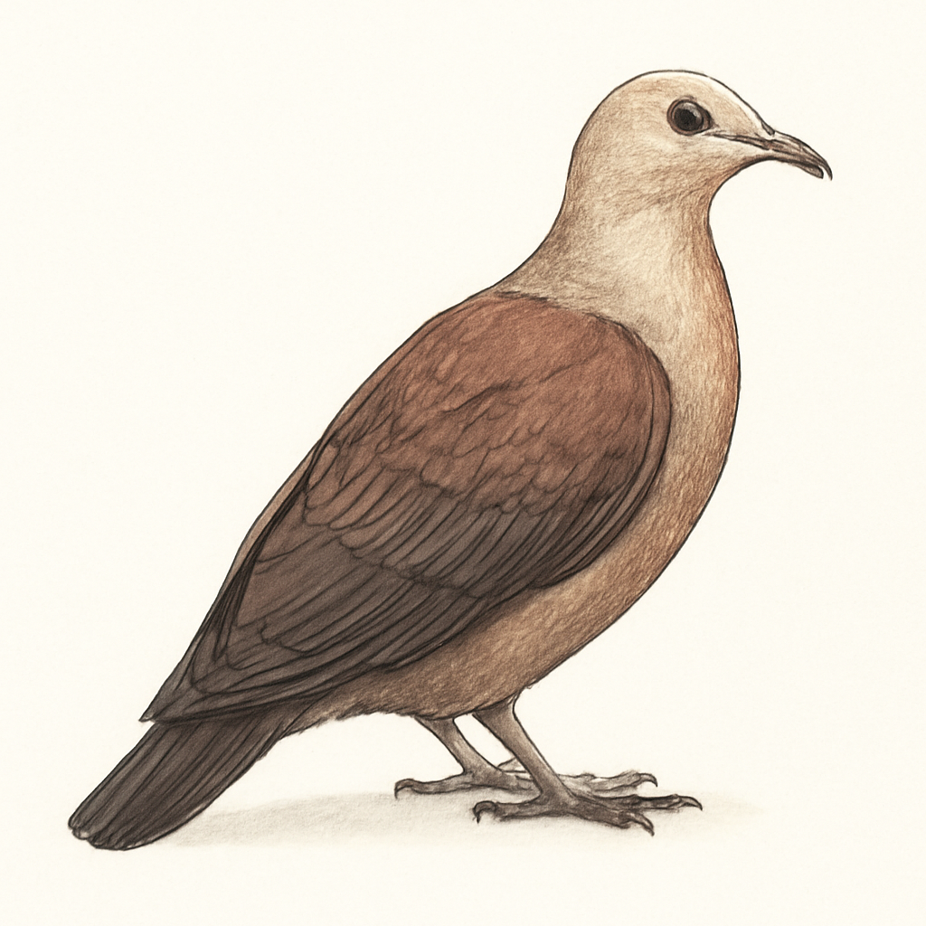 Illustrazione di Mountain Imperial-Pigeon