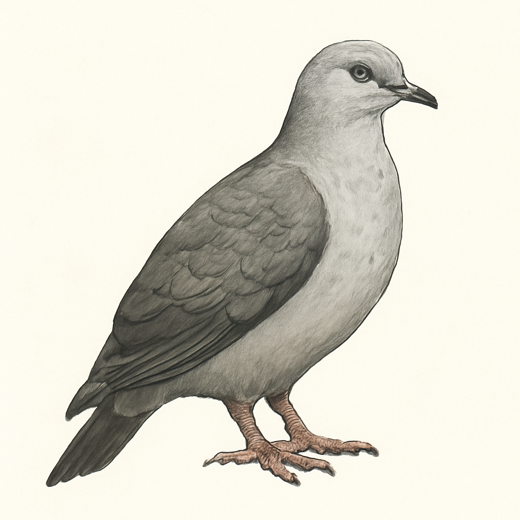 Illustration von Schieferfruchttaube