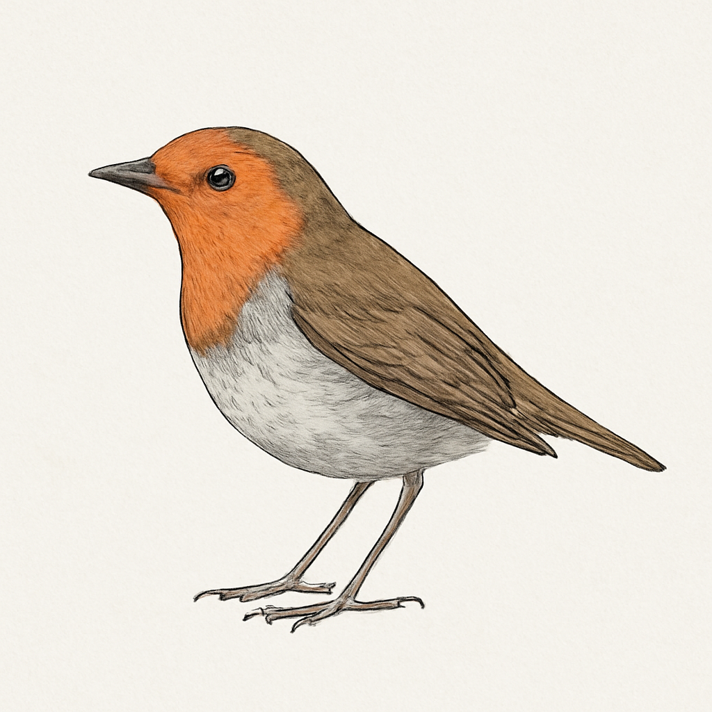 Izu Robin illustration