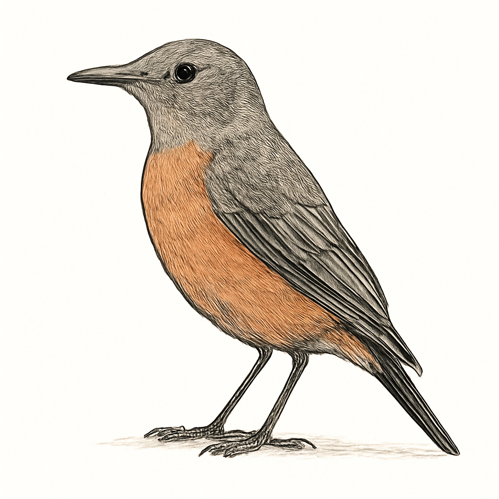 Ilustración de Roquero de El Cabo
