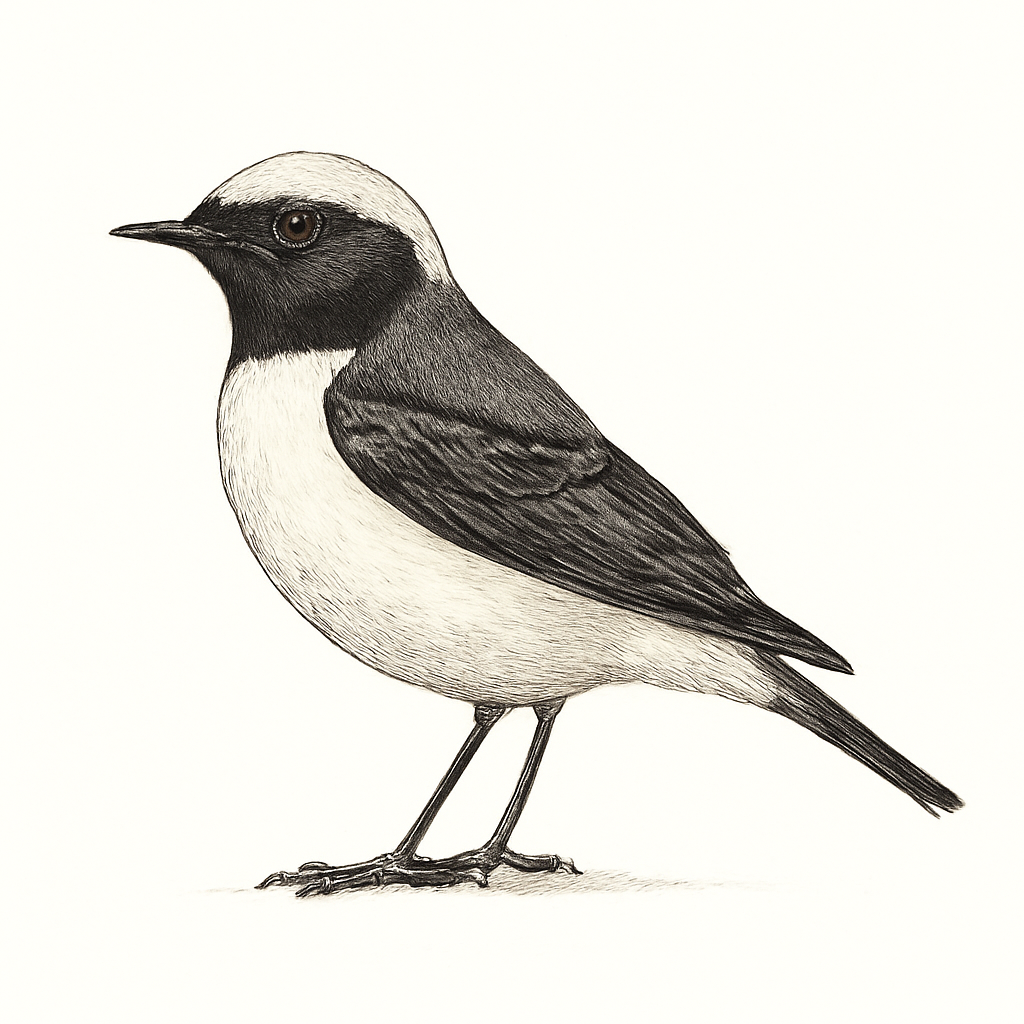 Illustrazione di Hume's Wheatear