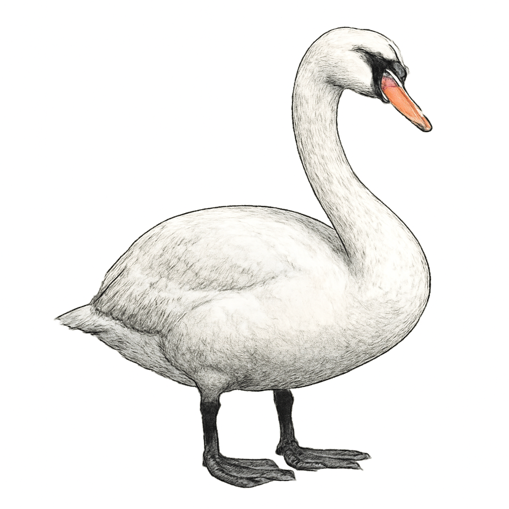 Mute Swan illustration