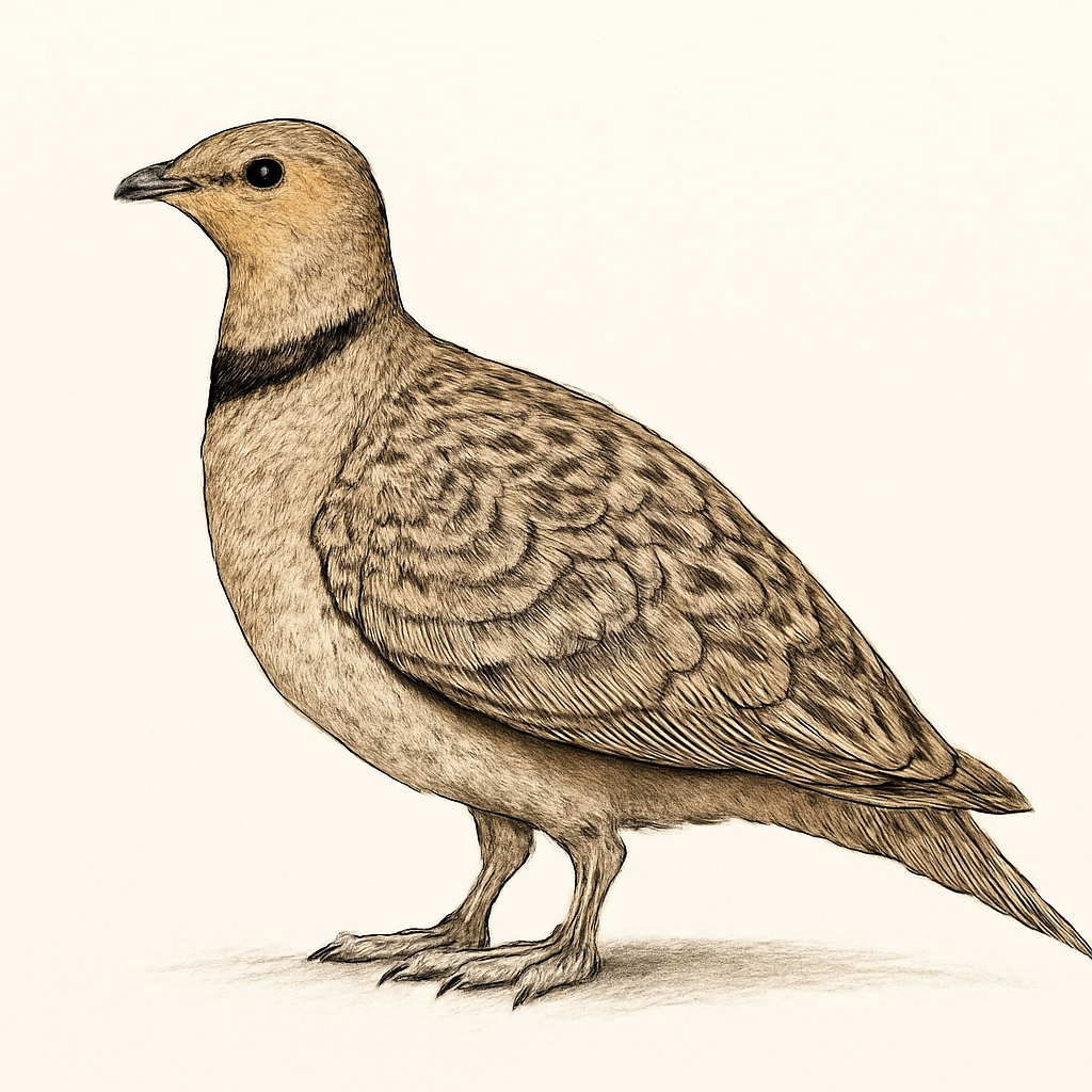 Illustration von Wellenflughuhn