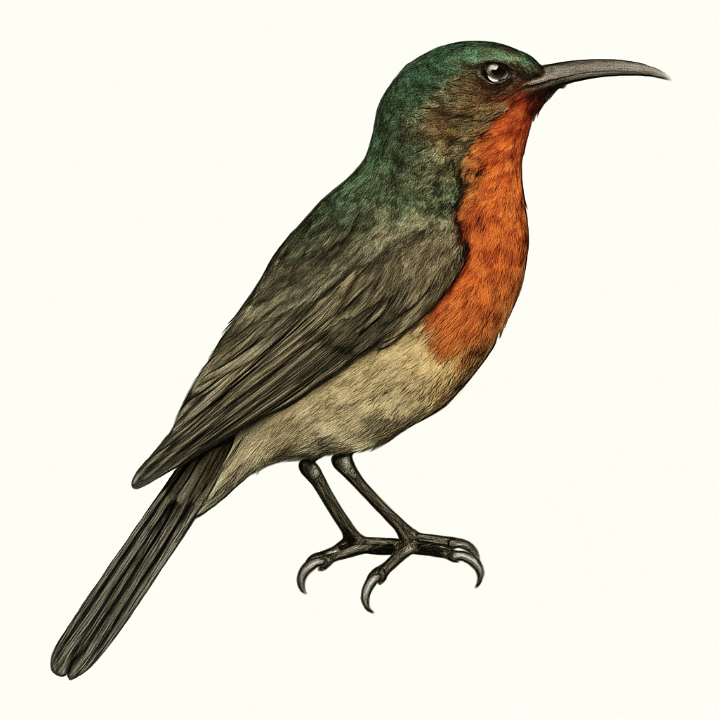 Illustration de Souimanga cuivré