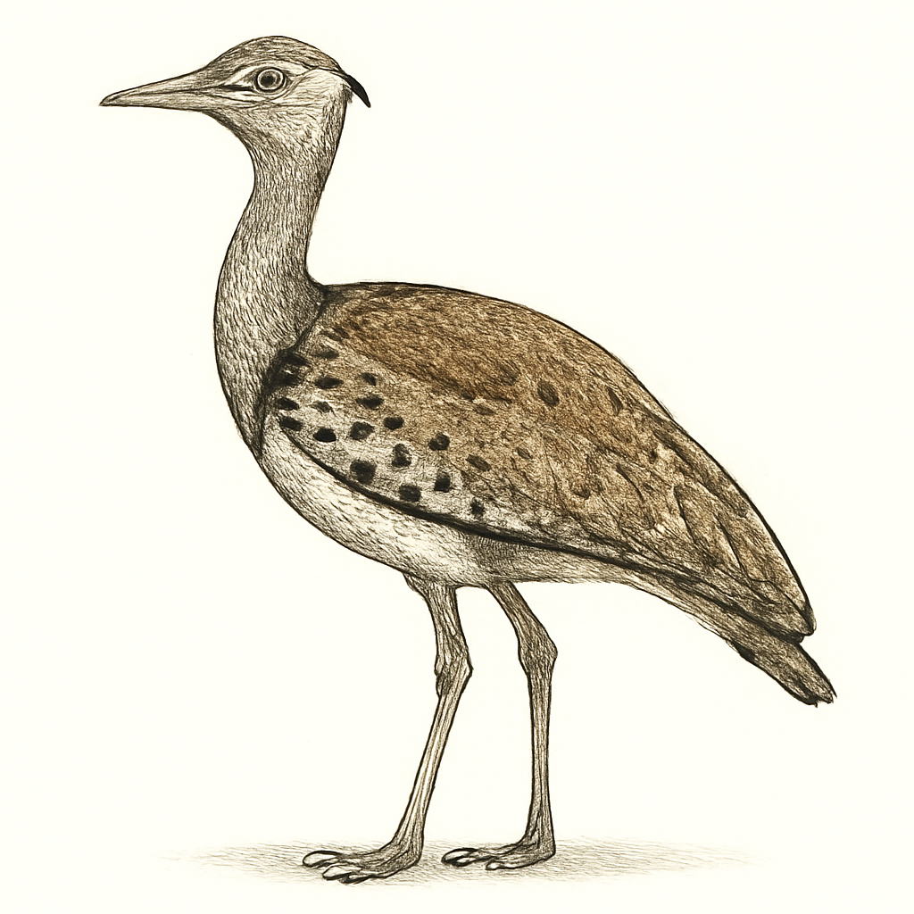 Illustration von Riesentrappe