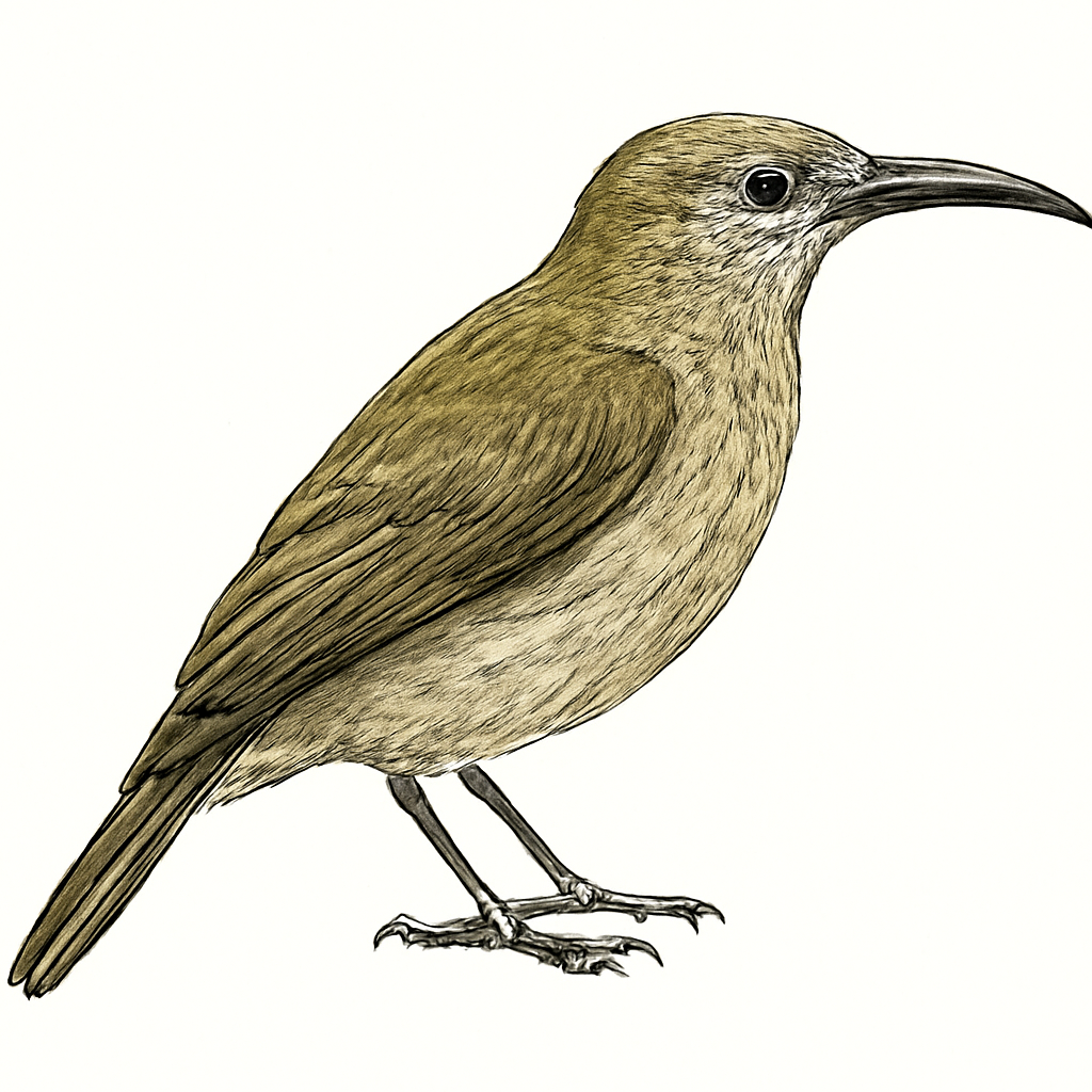 Illustrazione di Thick-billed Spiderhunter