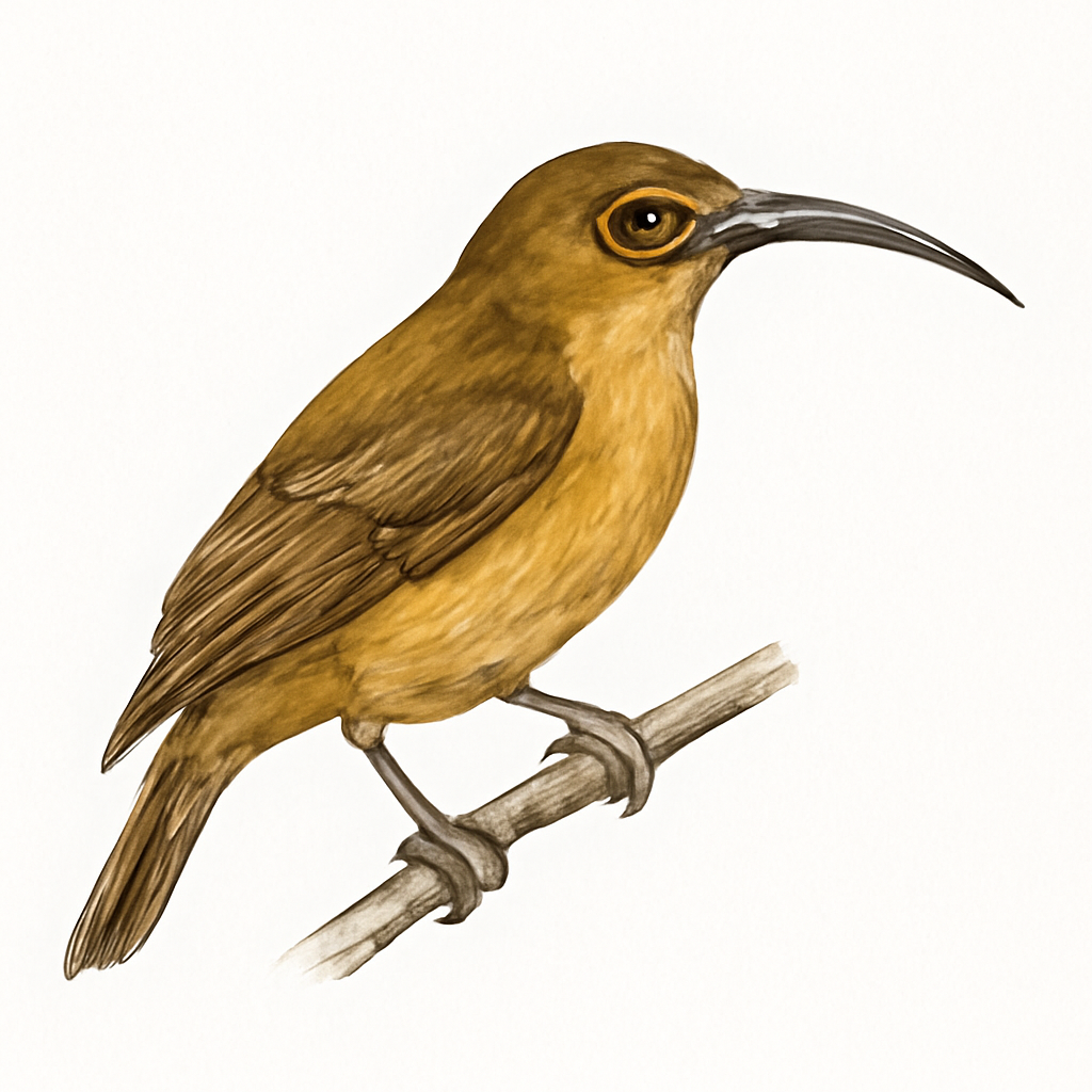 Illustrazione di Spectacled Spiderhunter