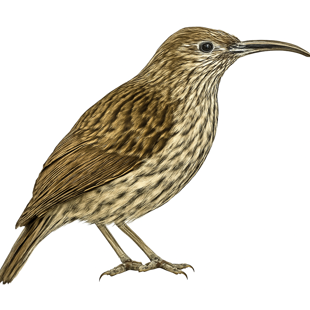 Illustrazione di Streaked Spiderhunter