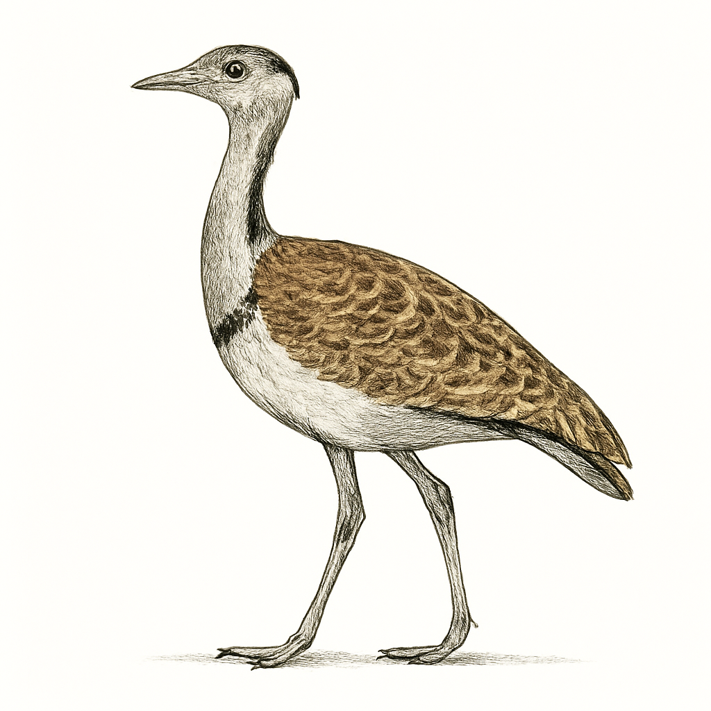 Illustration de Outarde de Ludwig