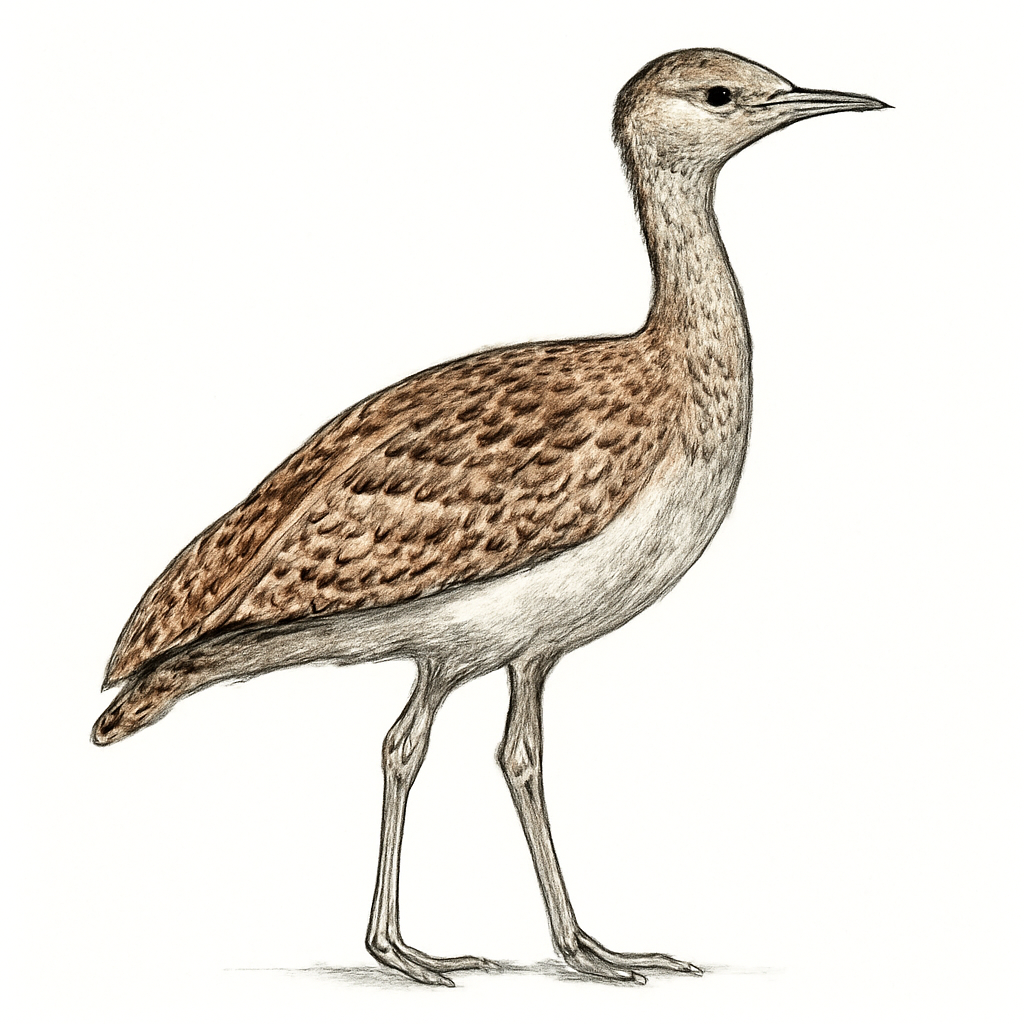 Illustration de Outarde de Denham
