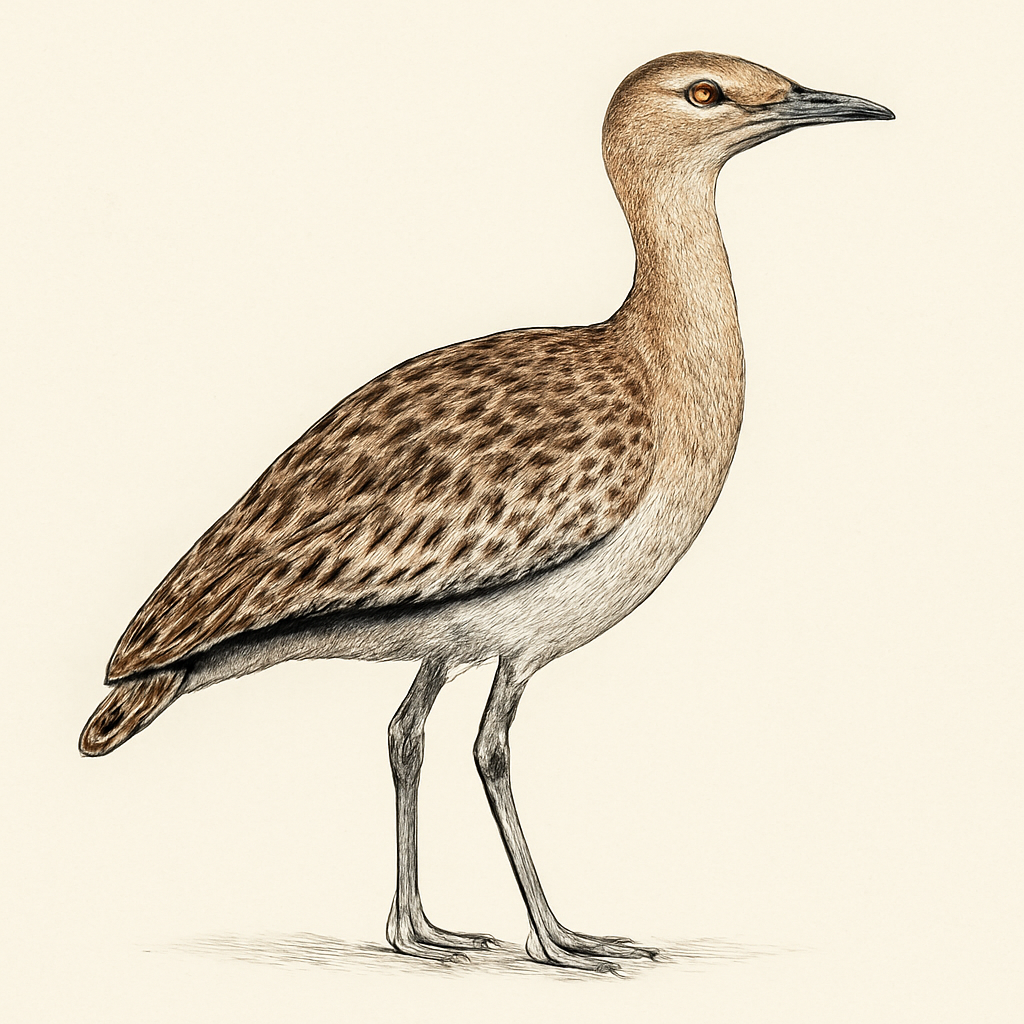 Heuglin's Bustard illustration