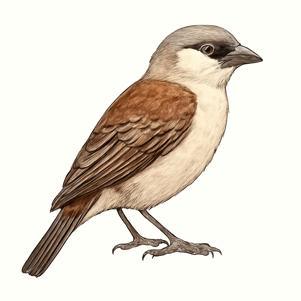 Illustration von Marmorweber