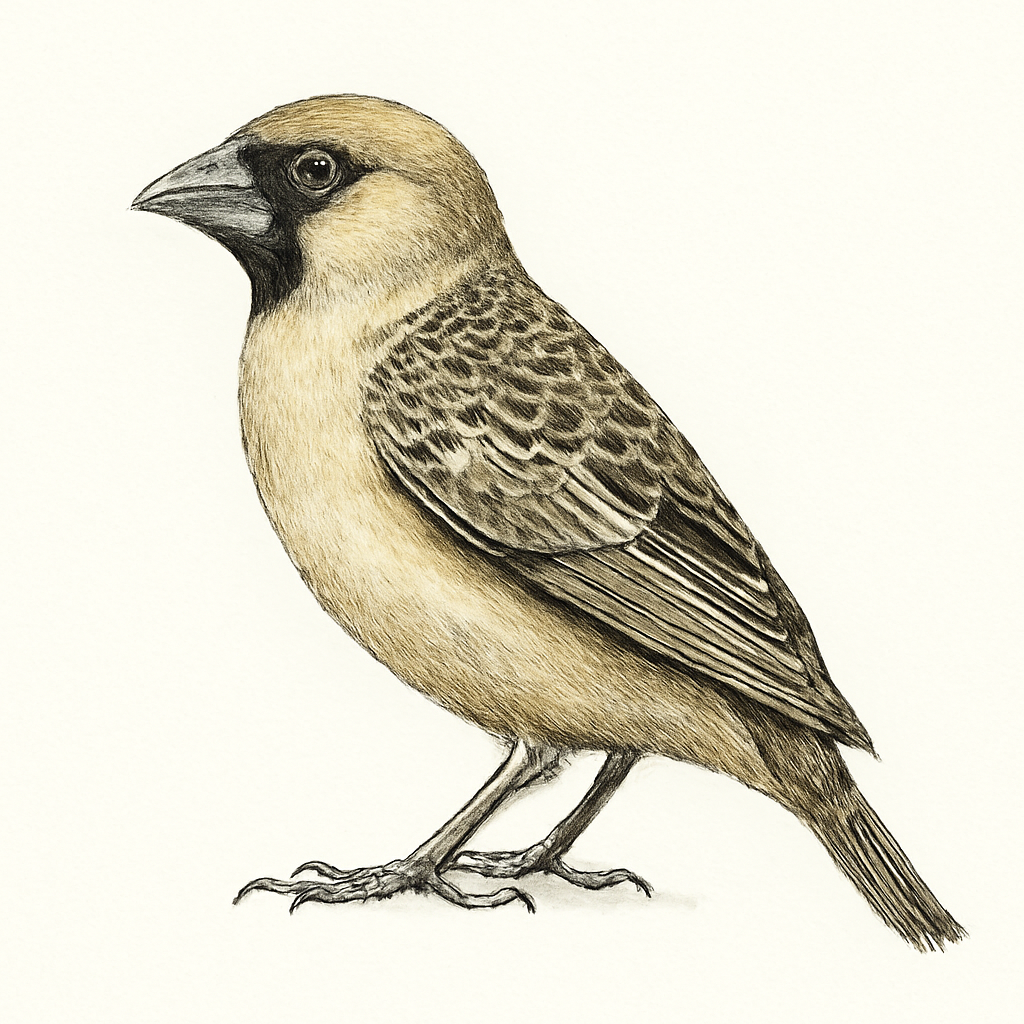 Sociable Weaver illustration
